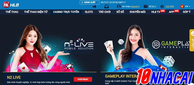 Có nên chơi casino trực tuyến tại HL8 không?