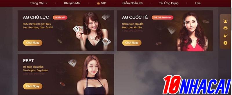 Có nên chơi casino trực tuyến tại K8 không?