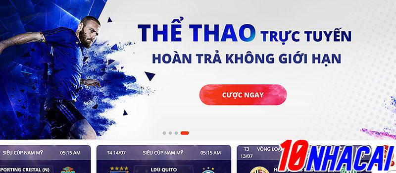 Khuyến mãi hoàn trả thể thao 2021 đến 1.5%