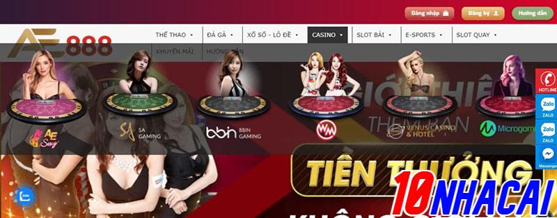 Có nên chơi casino trực tuyến tại Ae888 không?